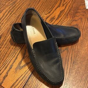 Cole Haan Somerset Venetian II driving loafer in black leather size 10.5